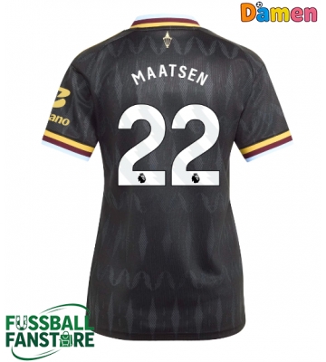 Aston Villa Ian Maatsen #22 Replik Auswärtstrikot Damen 2026-27 Kurzarm